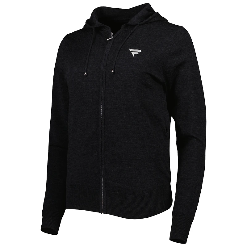 Sweat à capuche entièrement zippé Fanatics Corporate Chi-Town pour femme noir