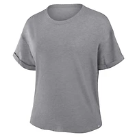 T-shirt Tri-Blend hommage anthracite Fanatics Corporate pour femme