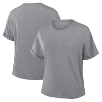 Women's Fanatics Corporate Charcoal Tribute Tri-Blend T-Shirt