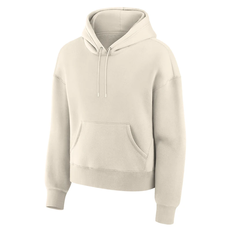 Sweat à capuche en polaire Legacy crème pour femme Fanatics Corporate