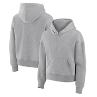 Sweat à capuche en polaire gris chiné Legacy pour femme Fanatics Corporate