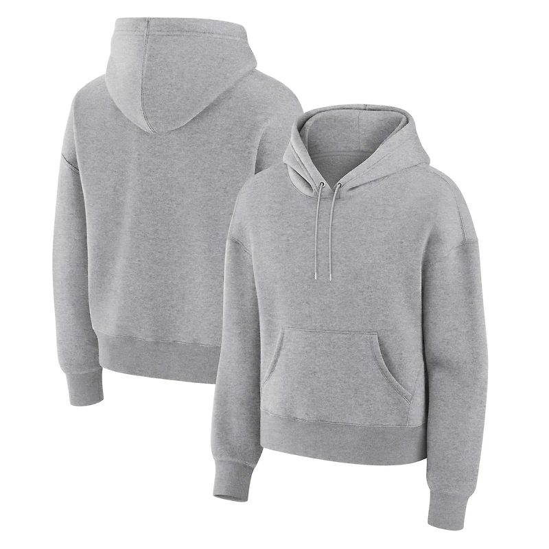 Sweat à capuche en polaire gris chiné Legacy pour femme Fanatics Corporate