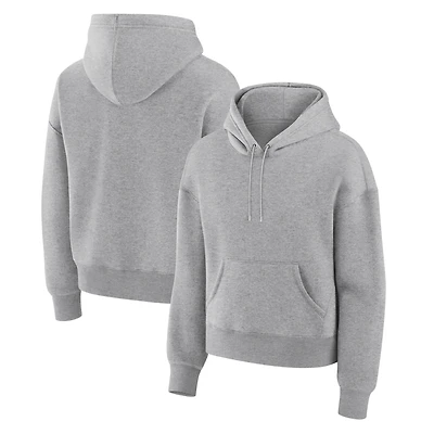 Sweat à capuche en polaire gris chiné Legacy pour femme Fanatics Corporate