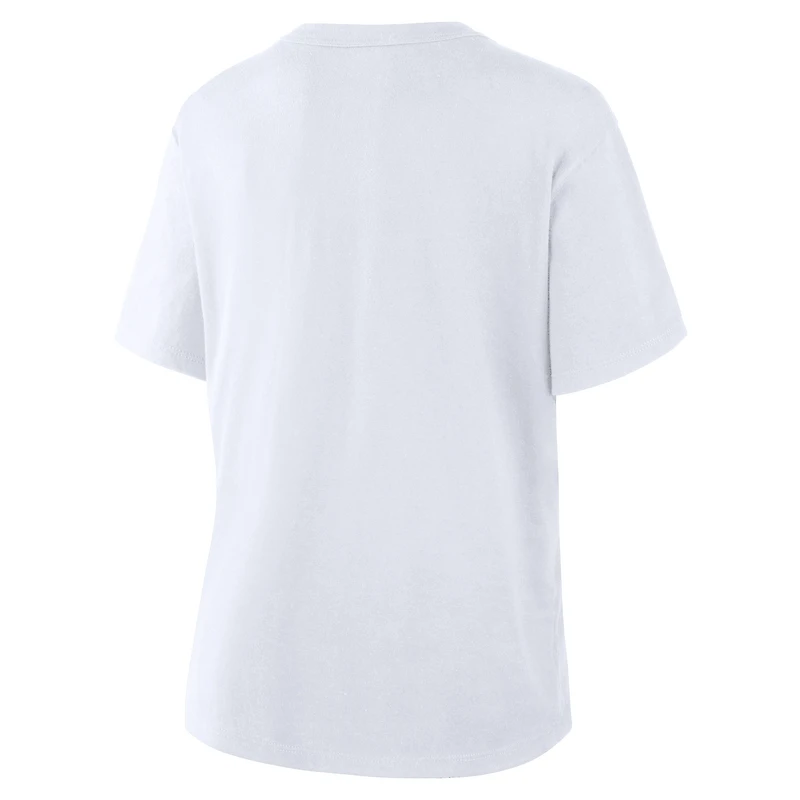 T-shirt en coton blanc Fanatics Corporate Legacy pour femme
