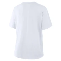 T-shirt en coton blanc Fanatics Corporate Legacy pour femme