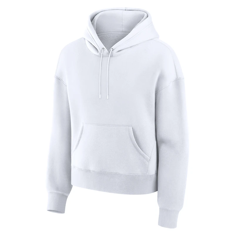 Sweat à capuche en polaire blanc Legacy pour femme Fanatics Corporate