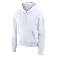 Sweat à capuche en polaire blanc Legacy pour femme Fanatics Corporate