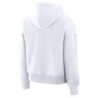 Sweat à capuche en polaire blanc Legacy pour femme Fanatics Corporate