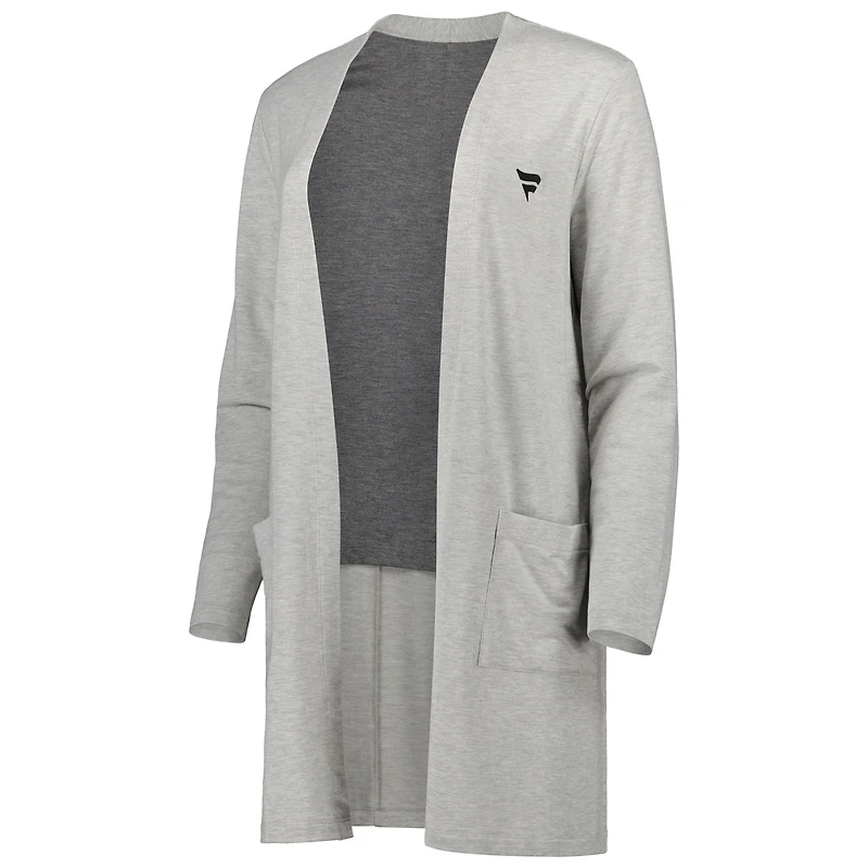 Women's Gray Fanatics Corporate The Beachwood Cashtec Cardigan