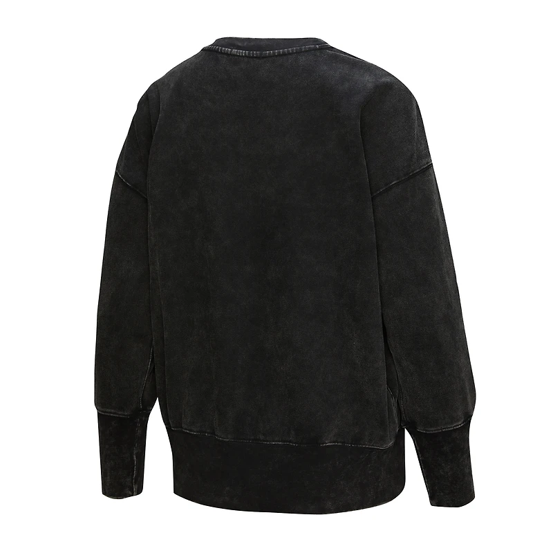 Sweat-shirt ras du cou noir Fanatics Corporate Laurel pour femme de Mitchell & Ness