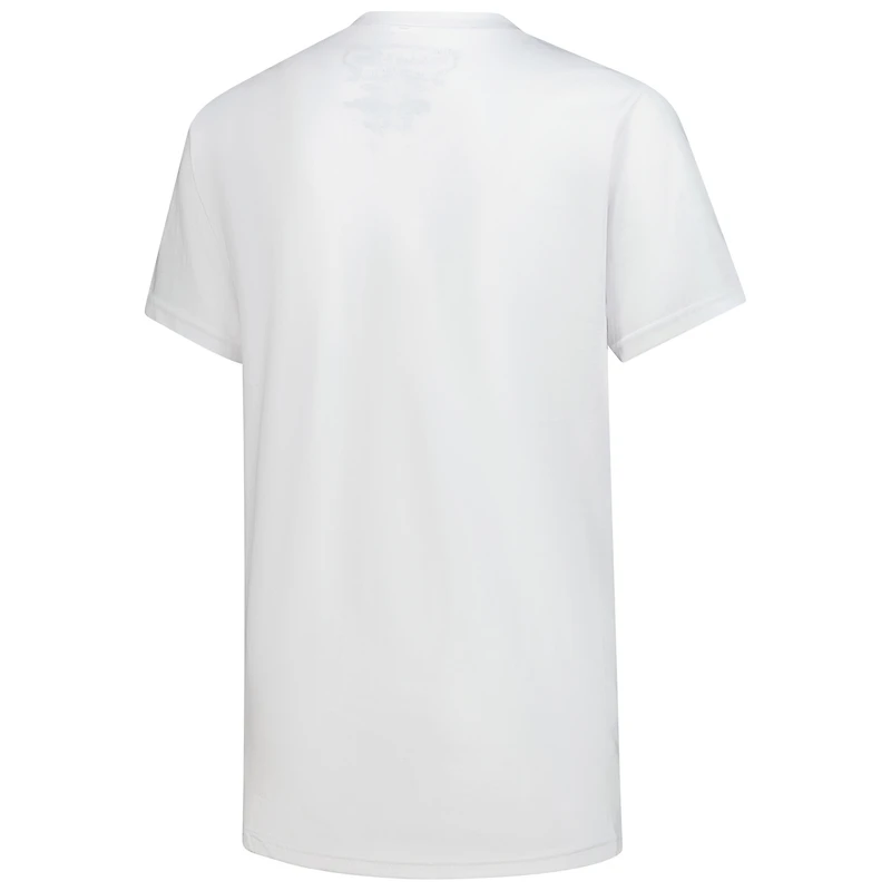 Women's Mitchell & Ness  White Fanatics Laurel Logo T-Shirt