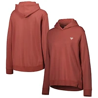 Women's Peter Millar Red Fanatics Corporate Lava Wash Tri-Blend Pullover Hoodie