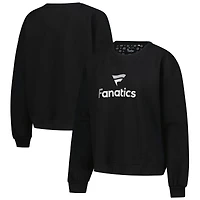 Sweat-shirt surdimensionné en polaire Mercy pour femme, modèle Pressbox Black Fanatics Corporate