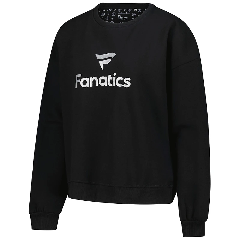 Sweat-shirt surdimensionné en polaire Mercy pour femme, modèle Pressbox Black Fanatics Corporate
