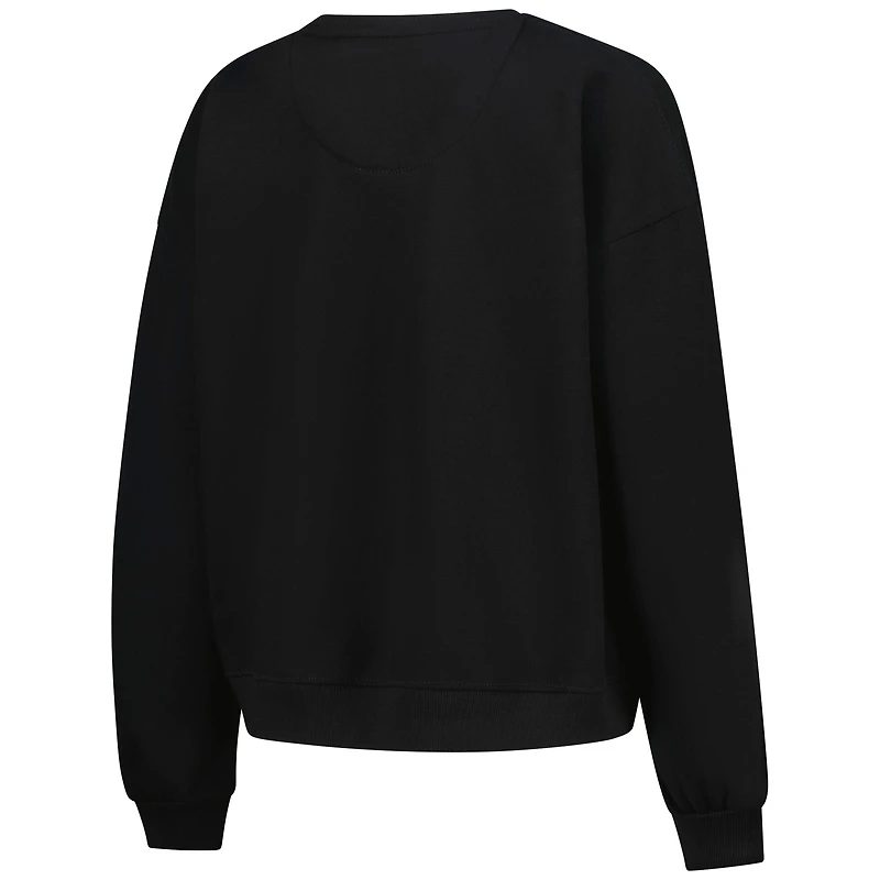 Sweat-shirt surdimensionné en polaire Mercy pour femme, modèle Pressbox Black Fanatics Corporate