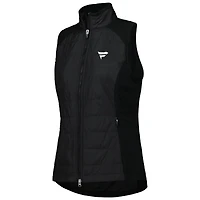 Gilet à double fermeture éclair intégrale Fanatics Corporate Tess pour femme, noir, Zero Restriction