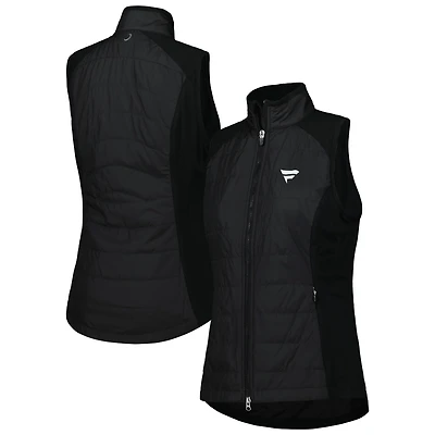 Women's Zero Restriction Black Fanatics Corporate Tess Dual Full-Zip Vest
