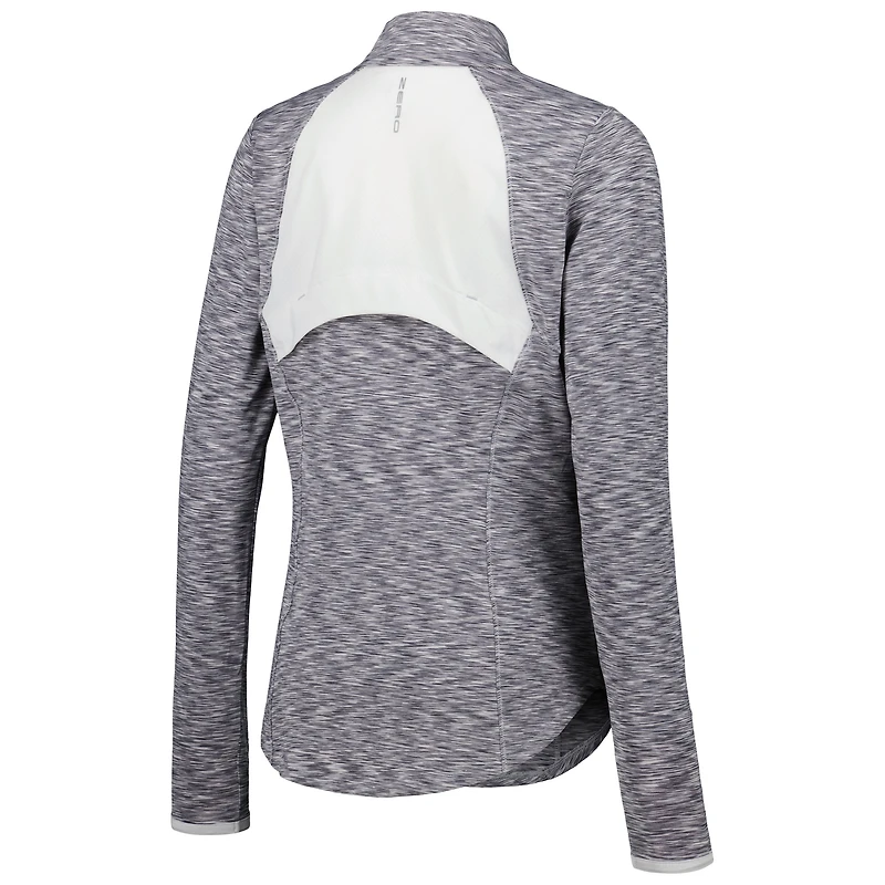 Veste zippée quart de tour Fanatics Corporate Shae pour femme, gris, Zero Restriction