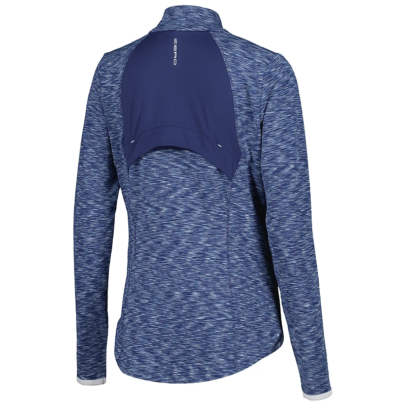 Veste zippée quart de zip Fanatics Corporate Shae pour femme, bleu marine, Zero Restriction