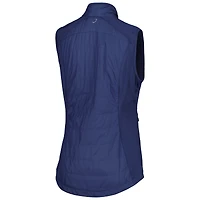 Gilet à double fermeture éclair intégrale Zero Restriction Navy Fanatics Corporate Tess pour femme