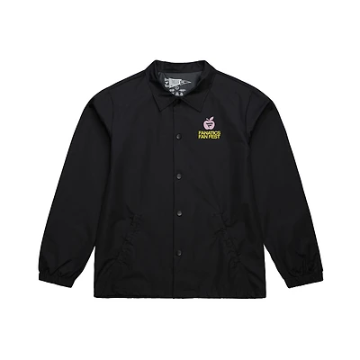 Veste d'entraîneur Mitchell & Ness Black Fanatics Fest 2025 Big Apple pour homme