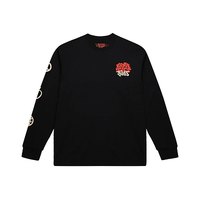 T-shirt à manches longues Mitchell & Ness noir Fanatics Fest 2025 pour homme