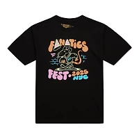 T-shirt Mitchell & Ness noir pour homme, Fanatics Fest 2025, Swag Rats