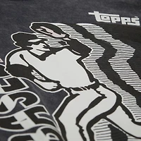 T-shirt noir délavé Topps Fanatics Fest 2025 pour homme, Mitchell & Ness