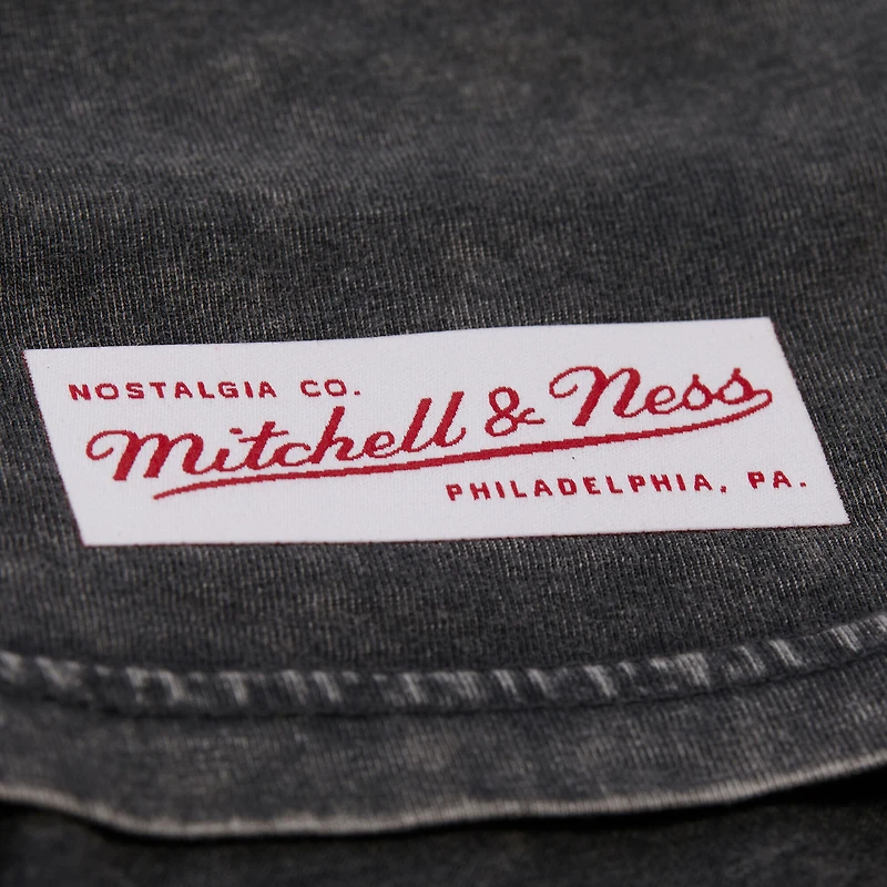 T-shirt noir délavé Topps Fanatics Fest 2025 pour homme, Mitchell & Ness