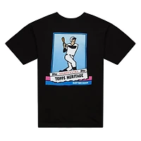 T-shirt noir Mitchell & Ness Fanatics Fest 2025 Topps Sports Extra pour homme