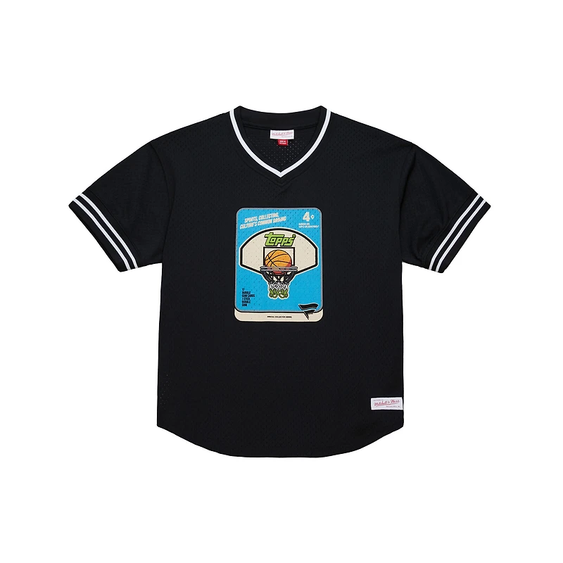 Maillot col V Mitchell & Ness Black Fanatics Fest 2025 pour homme