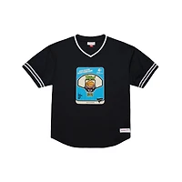 Maillot col V Mitchell & Ness Black Fanatics Fest 2025 pour homme