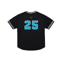 Maillot col V Mitchell & Ness Black Fanatics Fest 2025 pour homme