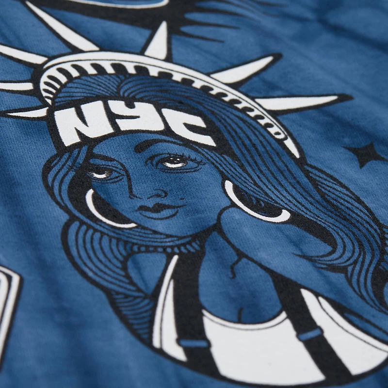 T-shirt Tie Dye bleu Mitchell & Ness Fanatics Fest 2025 pour homme