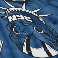 T-shirt Tie Dye bleu Mitchell & Ness Fanatics Fest 2025 pour homme