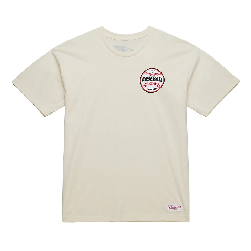 T-shirt Mitchell & Ness Cream Fanatics Fest 2025 Topps Sports Extra pour homme
