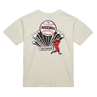 T-shirt Mitchell & Ness Cream Fanatics Fest 2025 Topps Sports Extra pour homme