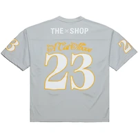 Men's Mitchell & Ness x The Shop Gray Fanatics Fest Fashion Football Jersey
