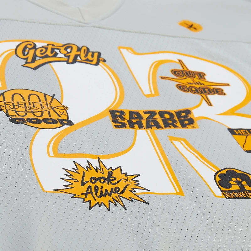 Maillot de football gris pour homme Mitchell & Ness x The Shop Fanatics Fest Fashion