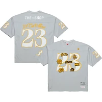 Maillot de football gris pour homme Mitchell & Ness x The Shop Fanatics Fest Fashion