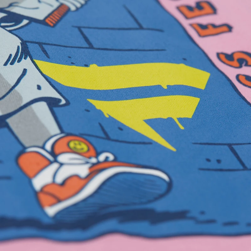 T-shirt boyfriend Liberty Bounce rose Mitchell & Ness pour femme, Fanatics Fest 2025