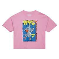 T-shirt boyfriend Liberty Bounce rose Mitchell & Ness pour femme, Fanatics Fest 2025