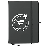 Carnet de notes WinCraft Fanatics Make-A-Wish noir 5" x 7"