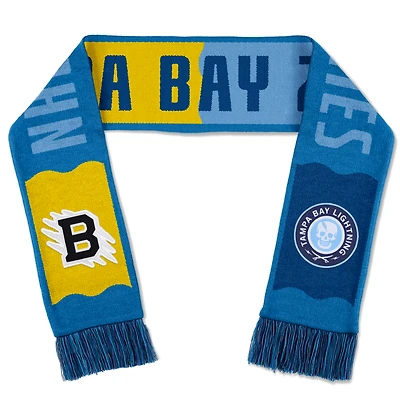 Fanatics Tampa Bay Lightning vs. Boston Bruins 2026 NHL Stadium Series Matchup Scarf
