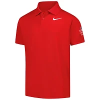 Boys' Youth Nike  Red Farmers Insurance Open Victory Performance Polo
