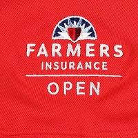 Polo Nike rouge Farmers Insurance Open Victory Performance pour jeunes garçons