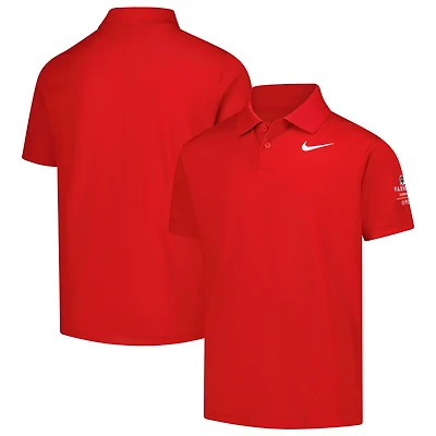 Boys' Youth Nike Red Farmers Insurance Open Victory Performance Polo