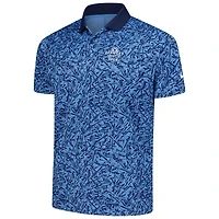 Polo Nike bleu marine Farmers Insurance Open Victory Performance à imprimé intégral pour homme