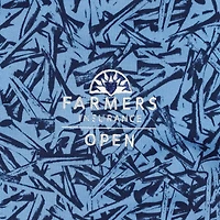 Men's Nike  Navy Farmers Insurance Open Victory All-Over Print Performance Polo