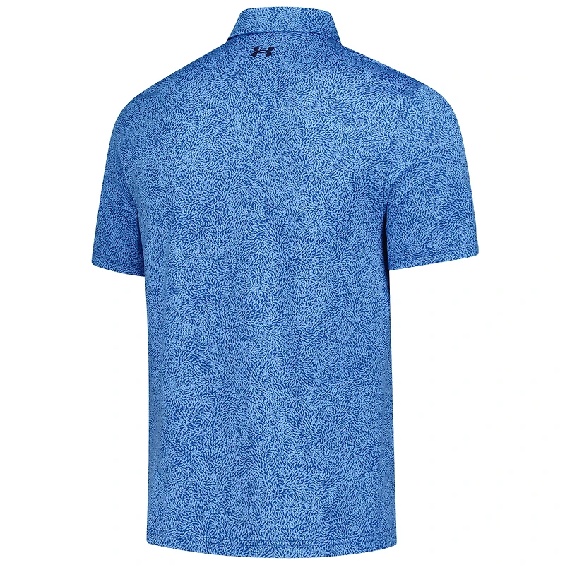 Men's Under Armour Blue 2025 Farmers Insurance Open Playoff 3.0 Eagle Swoop Polo